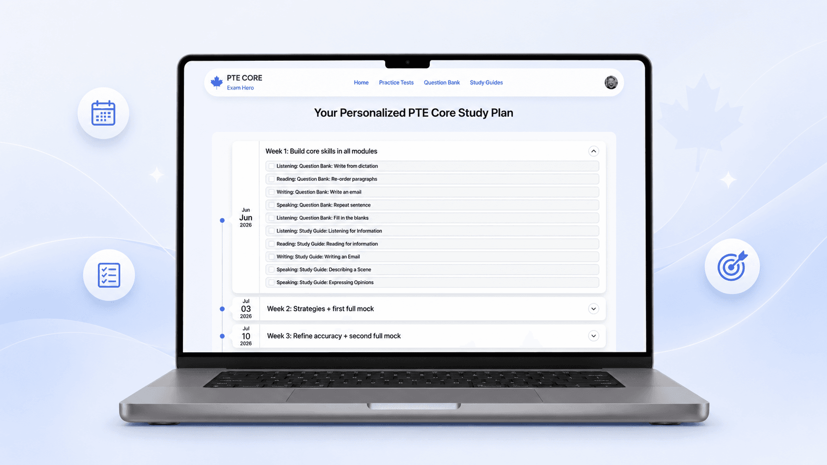 Smart Study Plan That Adapts